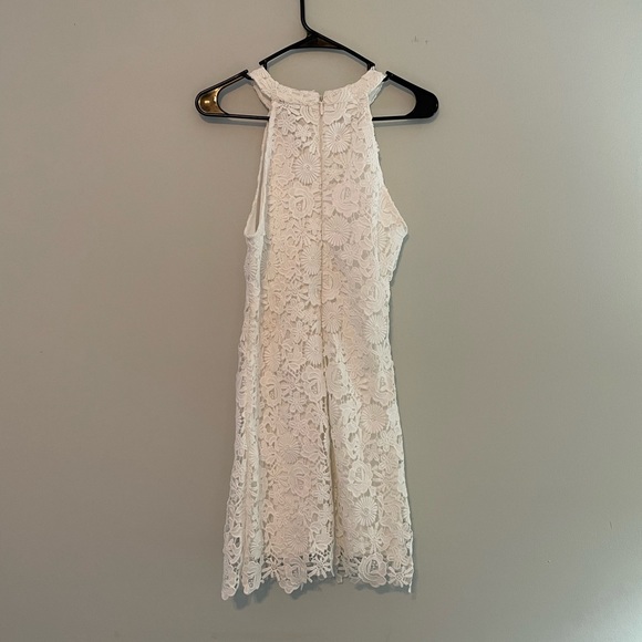 Lulu’s Love Poem Ivory Lace Mini Dress - Picture 5 of 8